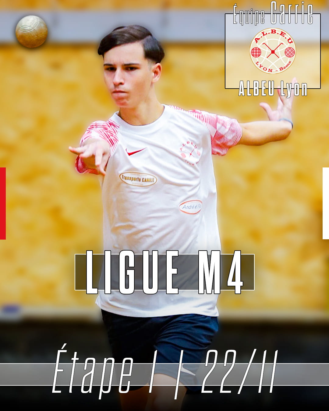 Lorys Couturier joueur de Ligue M4