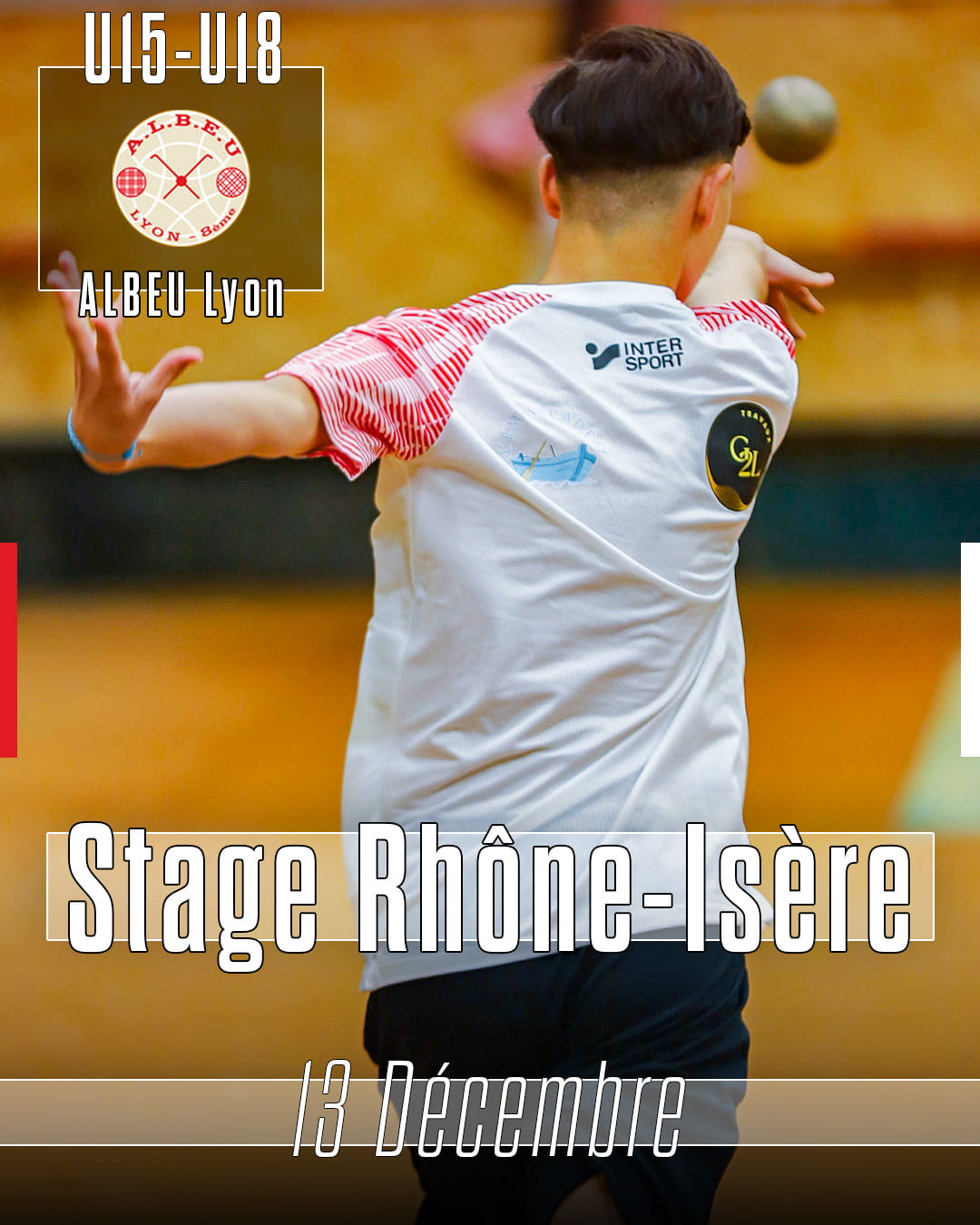 affiche Stages région Jeunes U15 U18