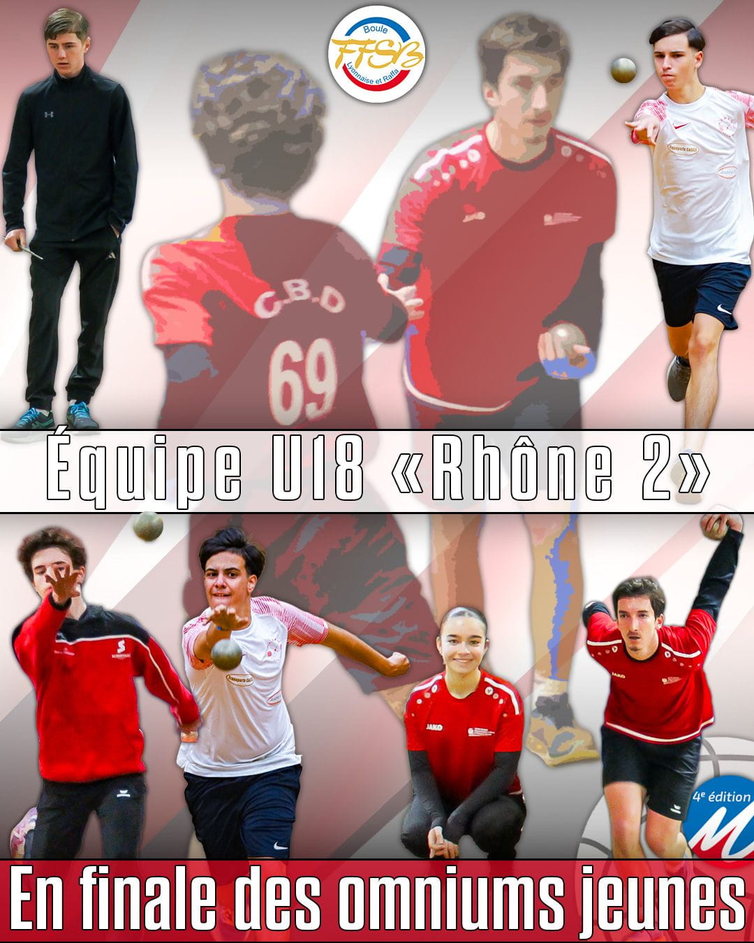 Omnium jeunes 2026 : équipe "U18 Rhône 2"