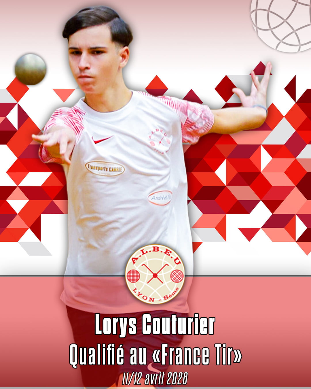 France tirs 2026 : Lorys qualifié
