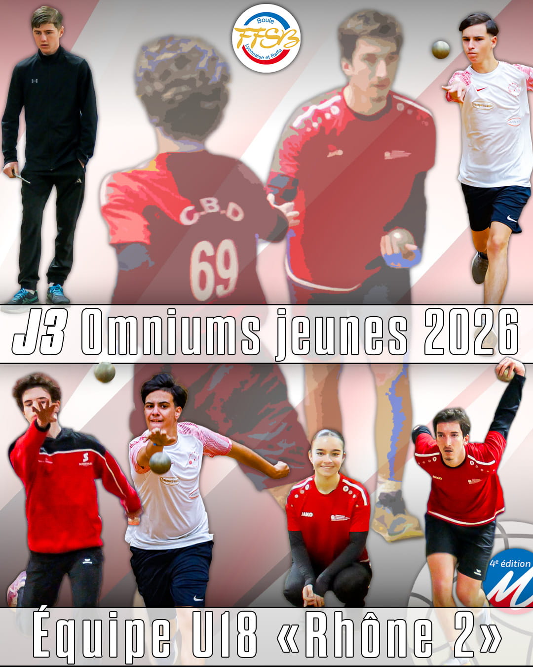 Omniums jeunes 2026 : l'équipe pour l'étape 3 aux Avenières