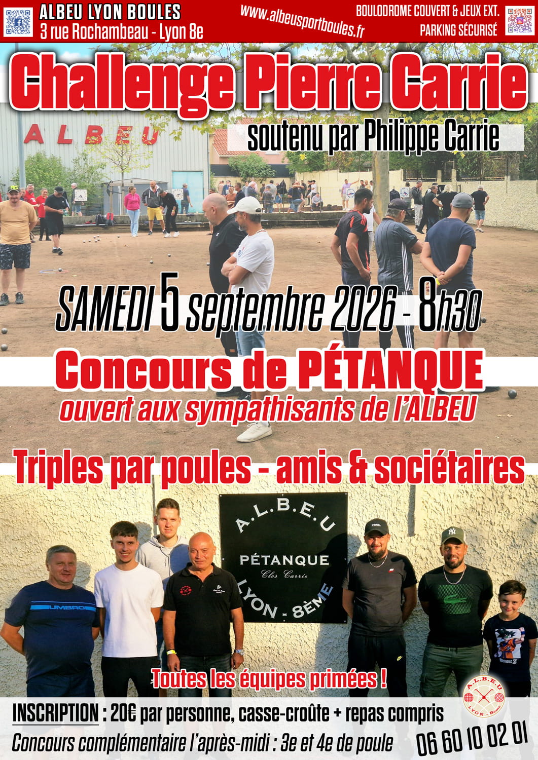 Challenge Carrie : Triples Pétanque