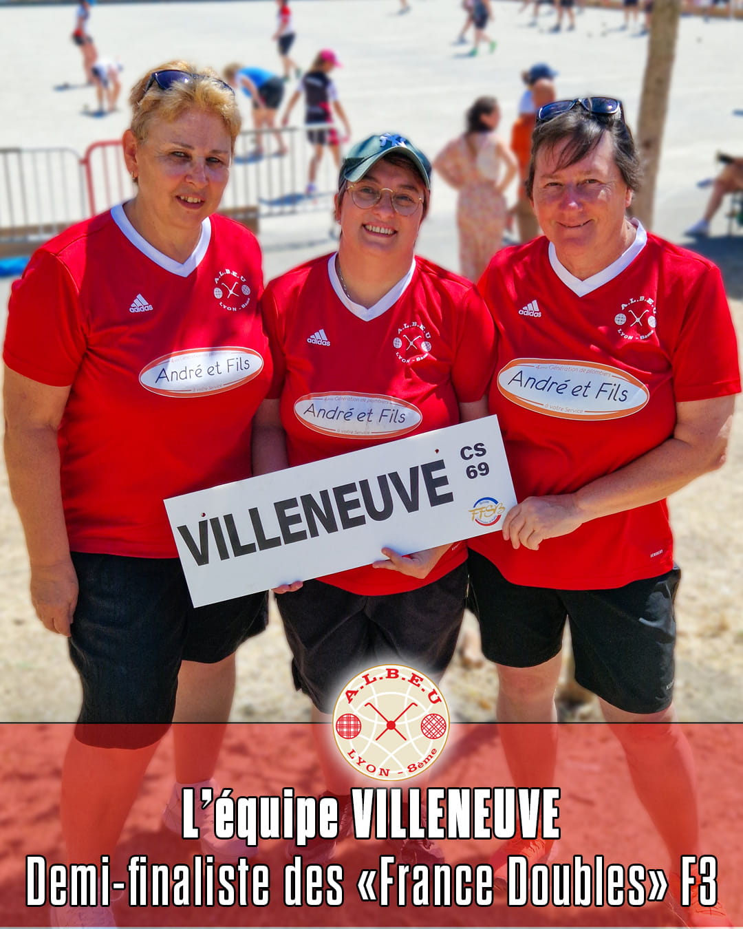 Championnat de France doubles 2026 : Isabelle, Laury, Sabine