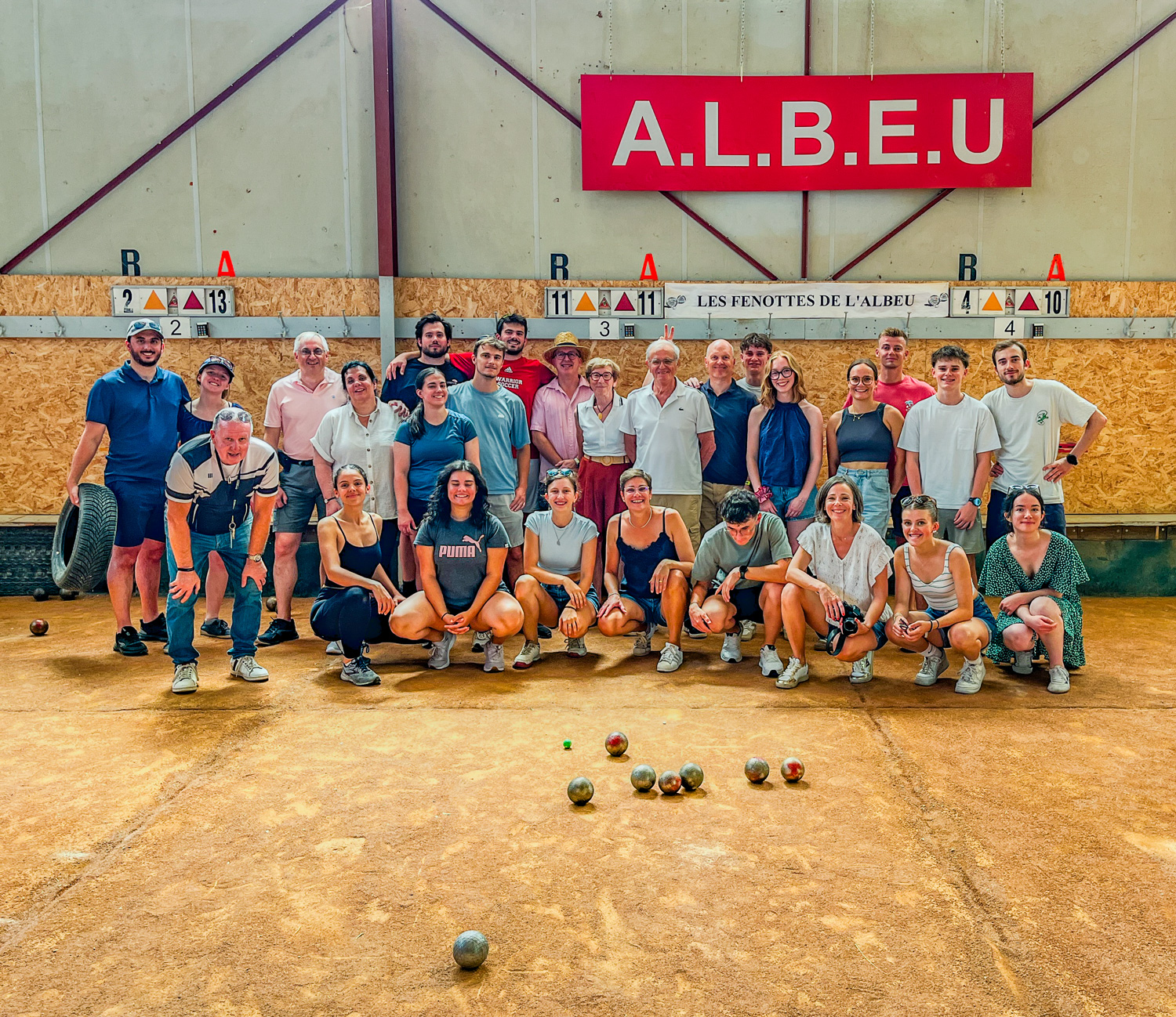 Initiation boule lyonnaise en famille avec l'ALBEU Lyon